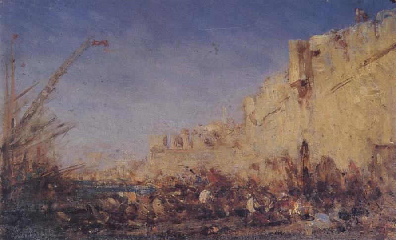 Felix Ziem The Ramparts,Algiers